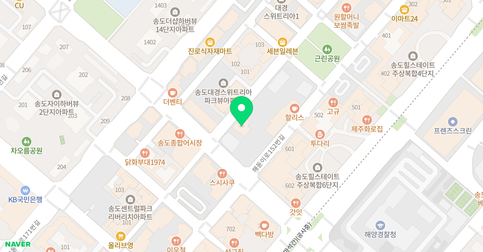 SD 글로벌어학원 위치