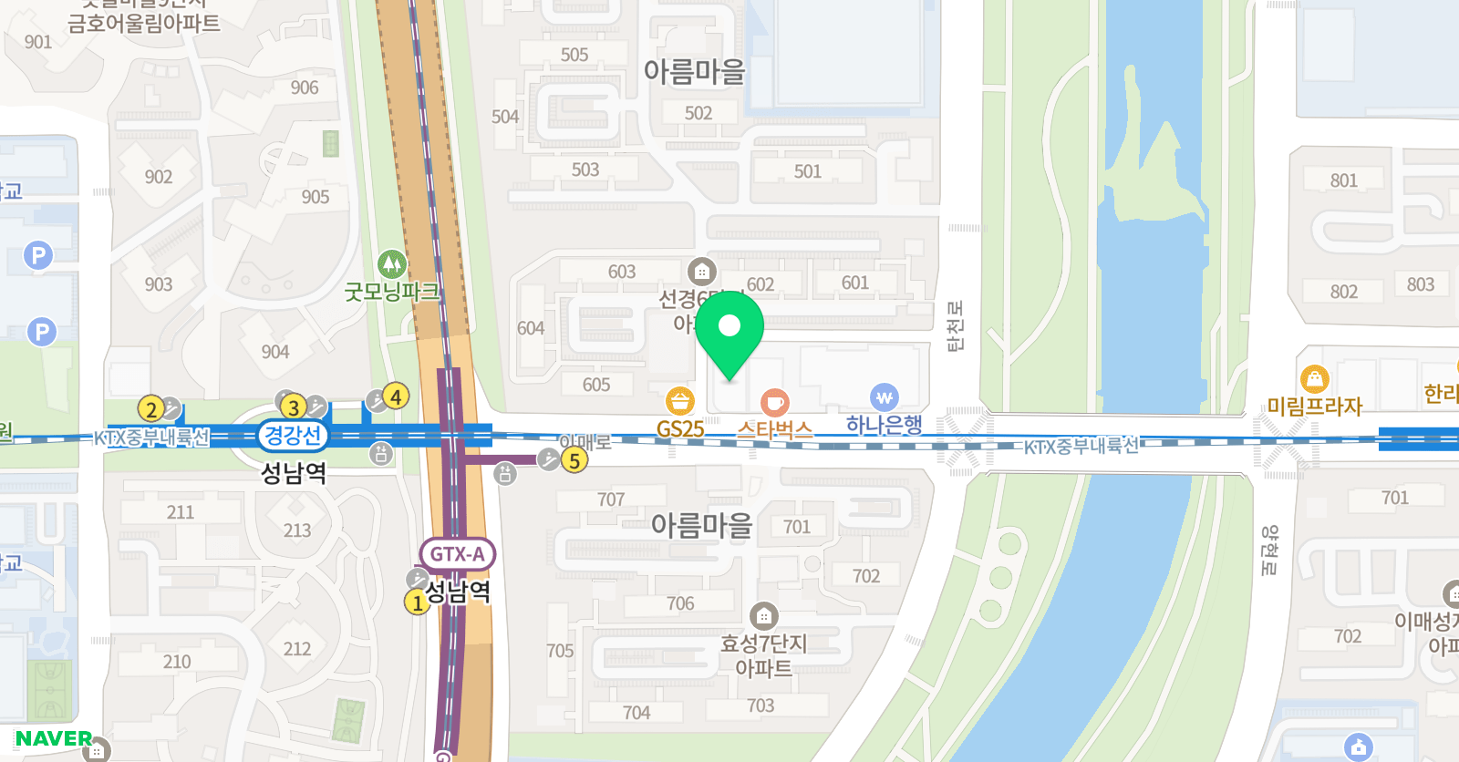 스마트해법 수학 이매선경점 위치