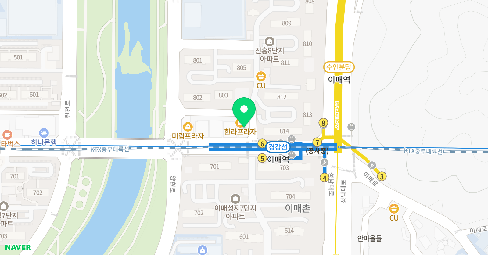 정점가도 수학 위치
