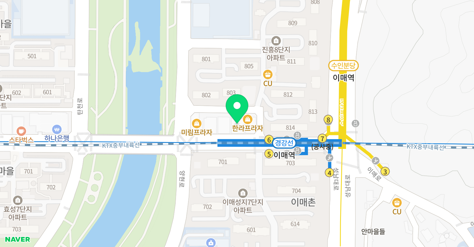 발상의힘 수학전문학원 위치