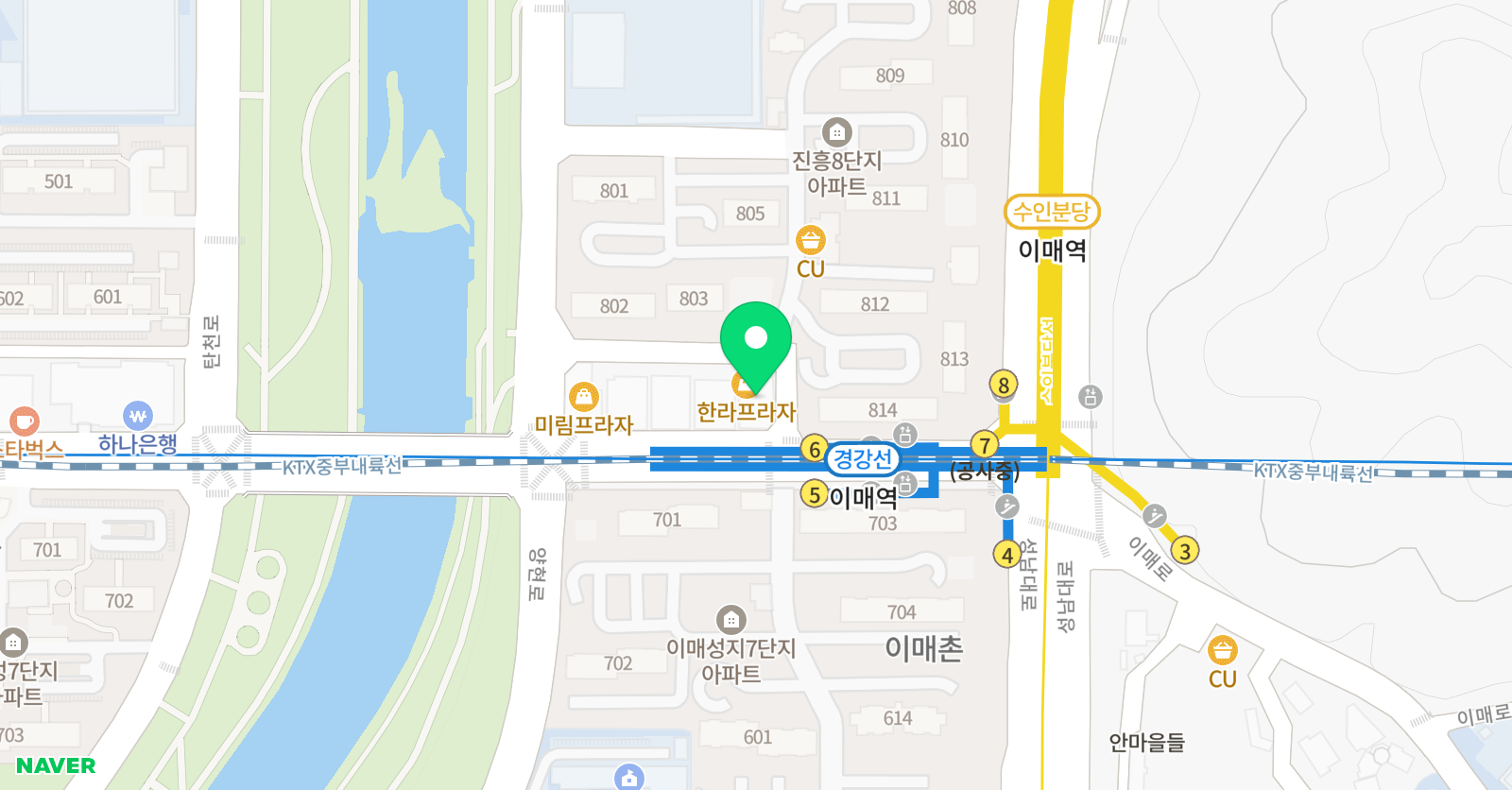 푸른 음악학원 위치