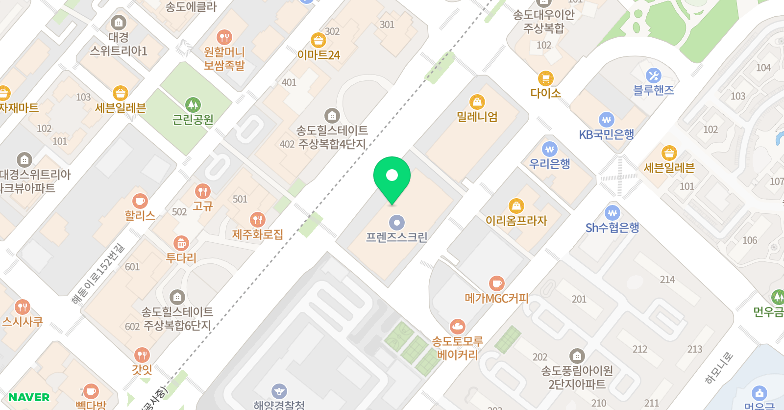 마인드맵 영재학원 위치