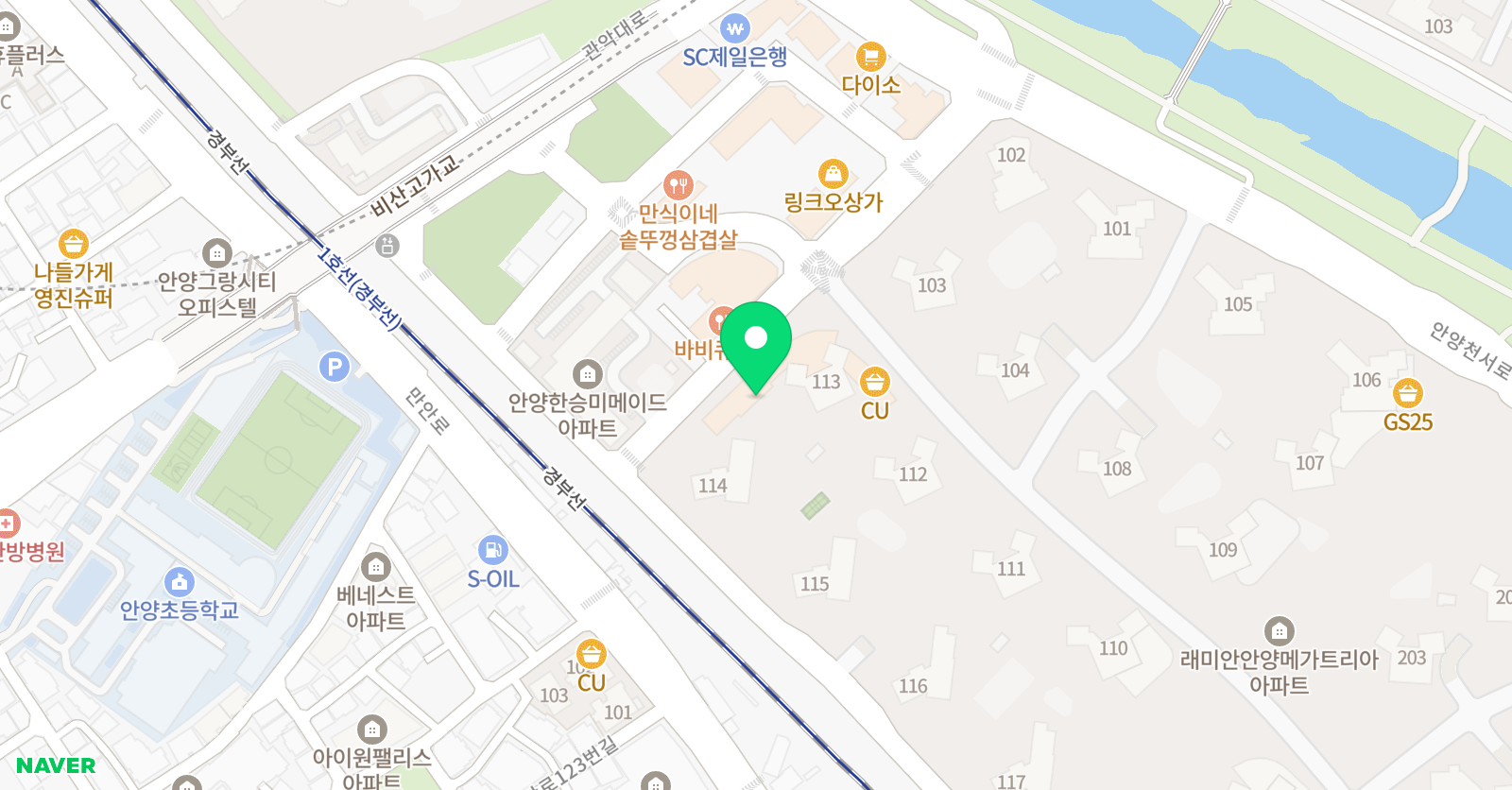 별하 미술 위치