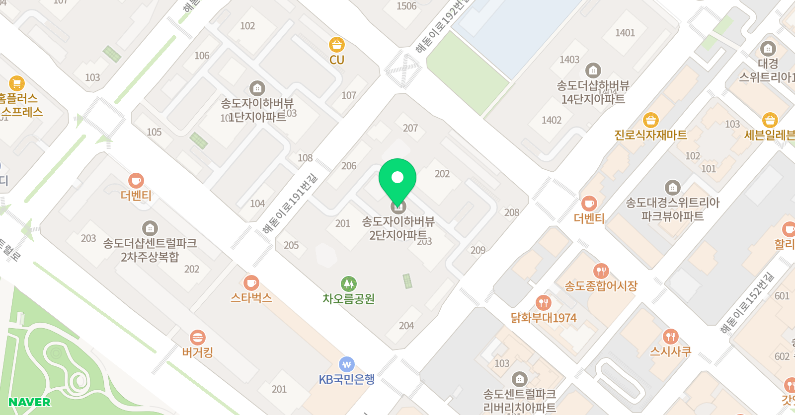 이화숲 피아노학원 위치