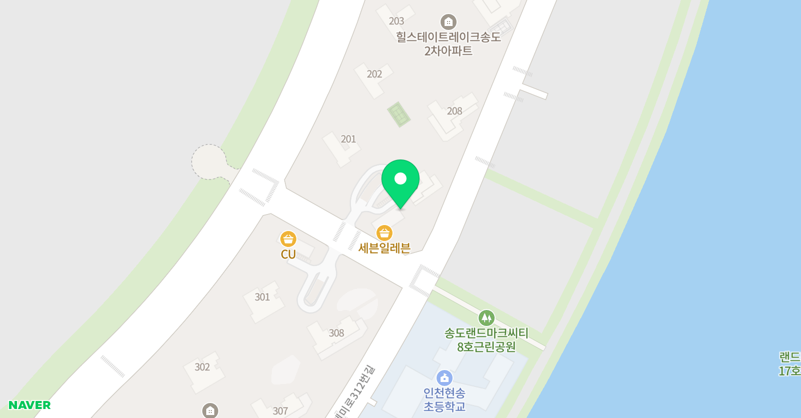 한체대 도담 태권도장 위치