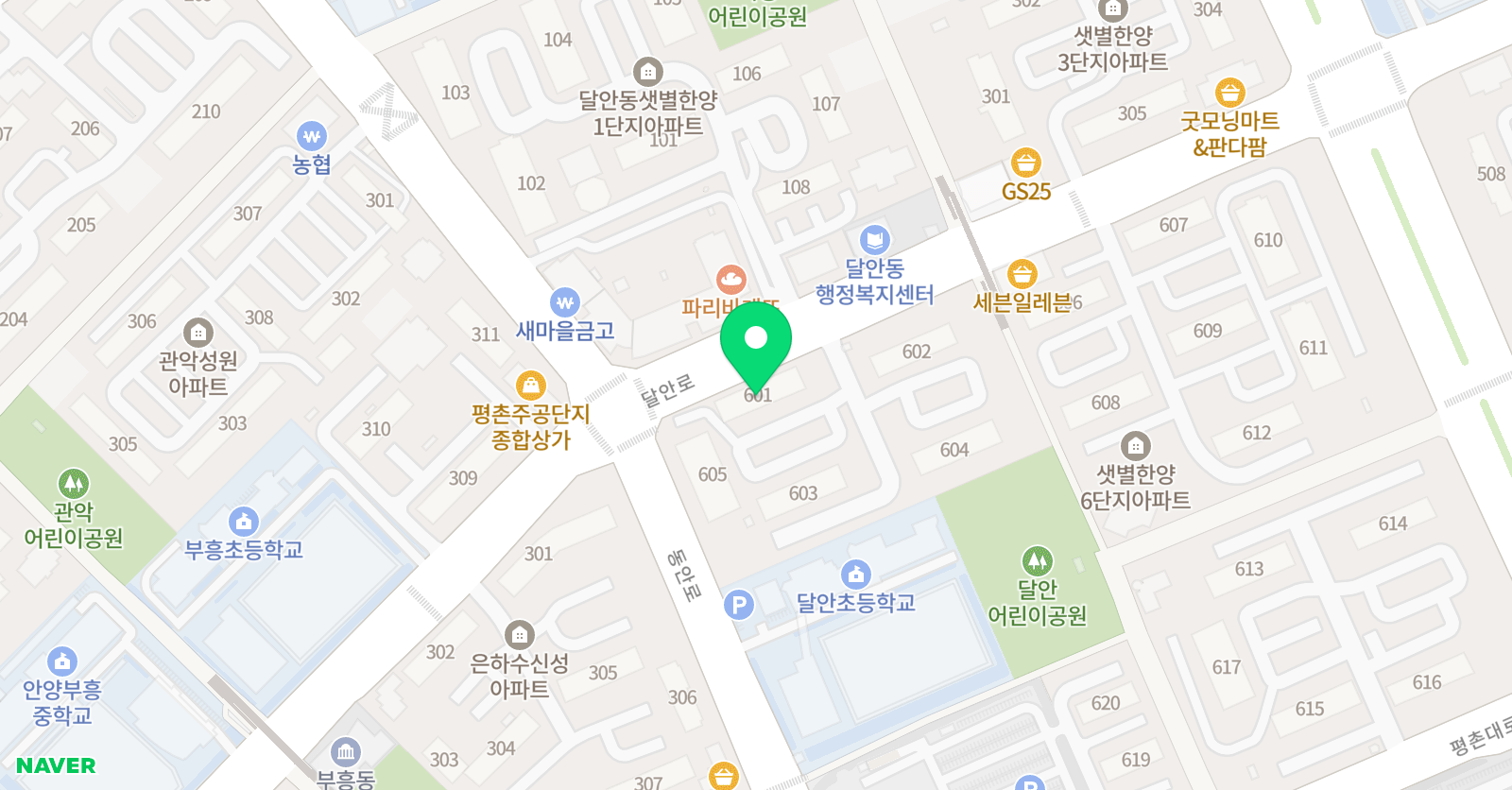 플레이팩토 평촌생각키움 위치