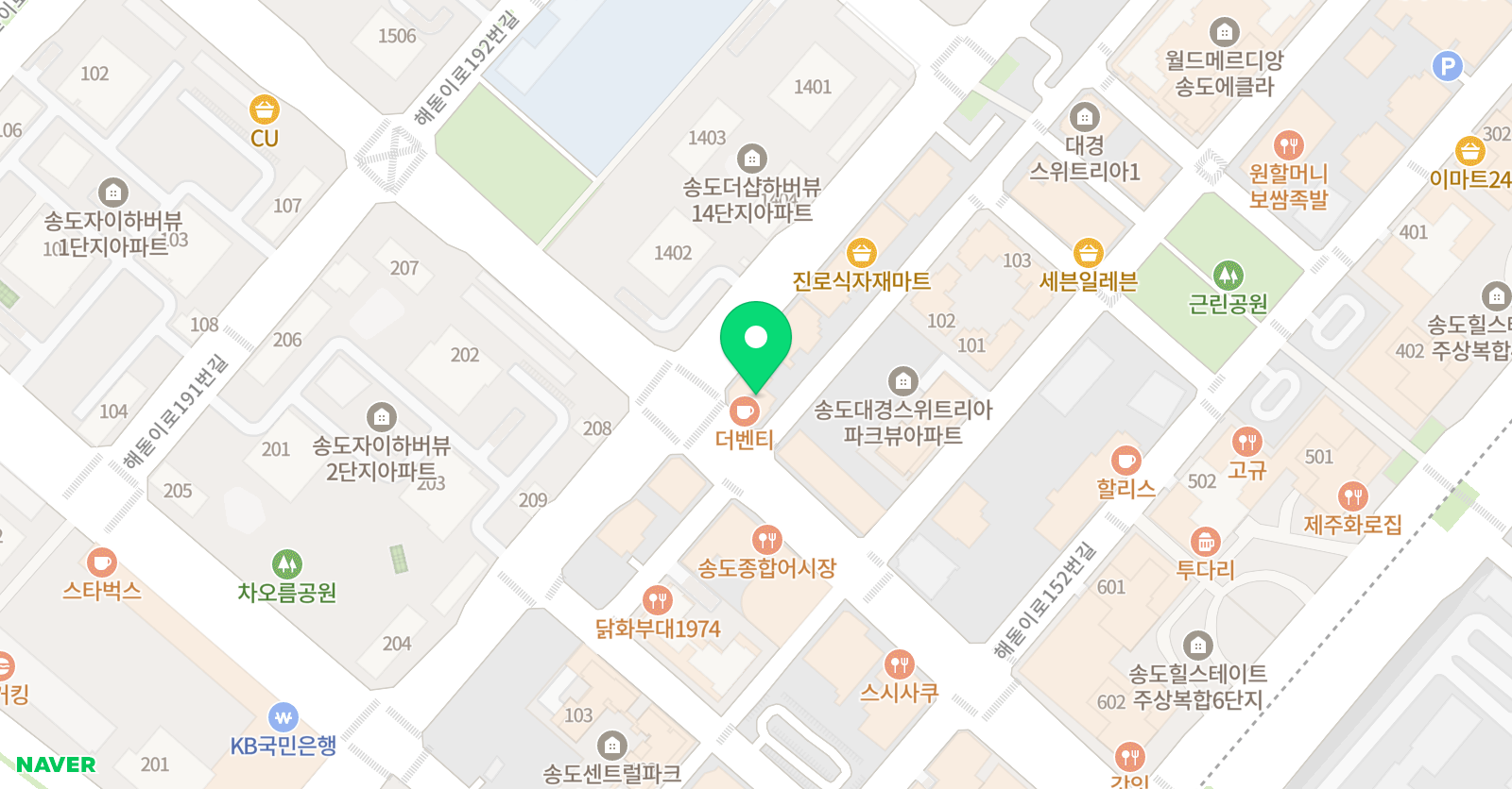 라인아츠 미술학원 위치