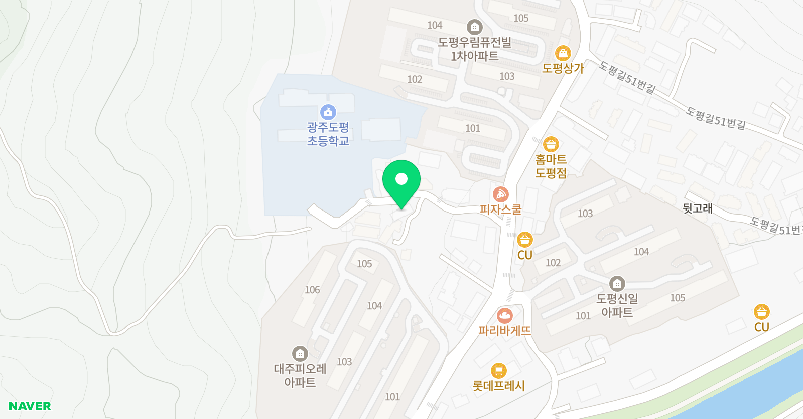 삼성영어셀레나 영어수학 도평학원 위치