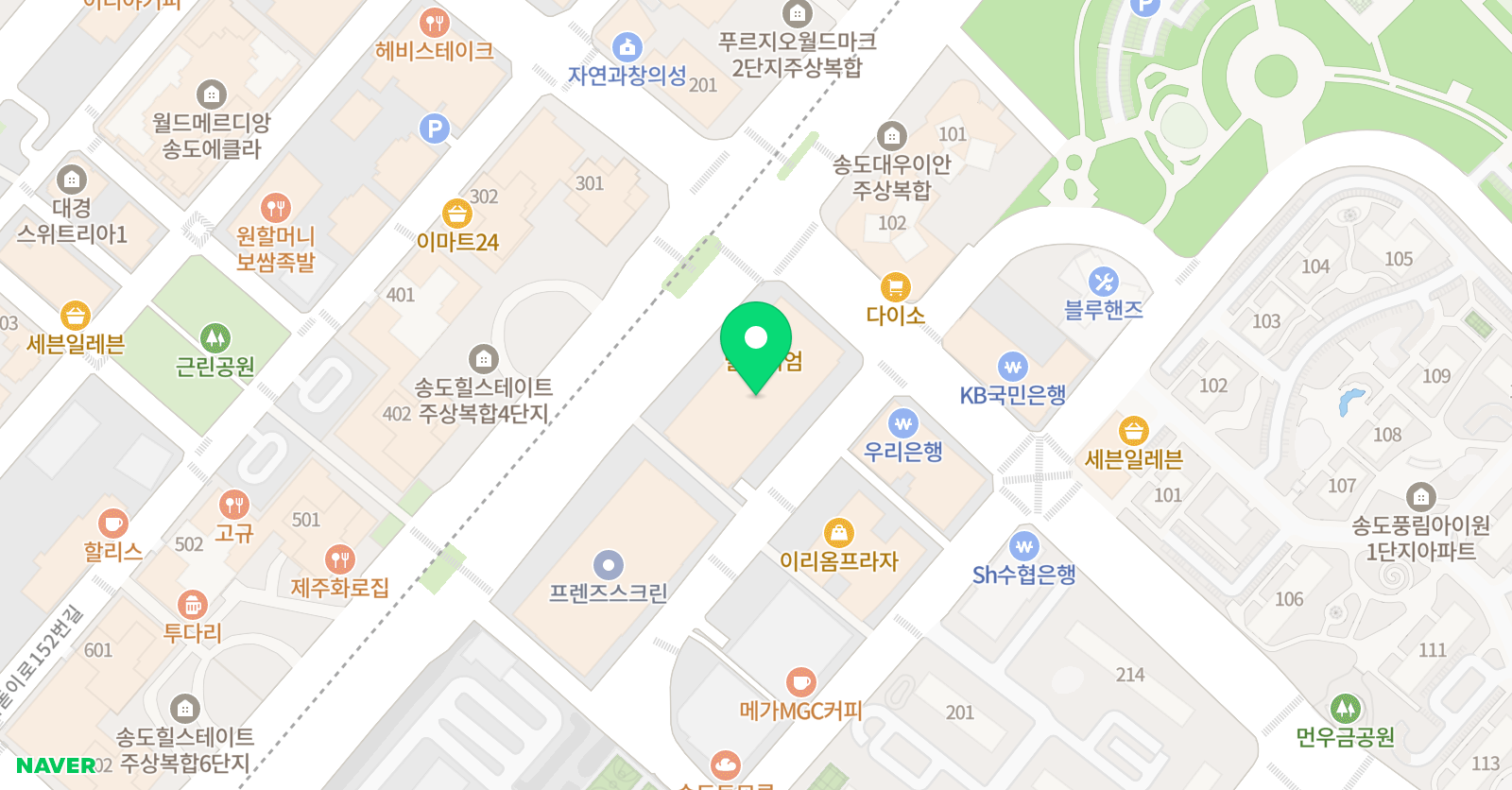 타스유학 미술학원 위치
