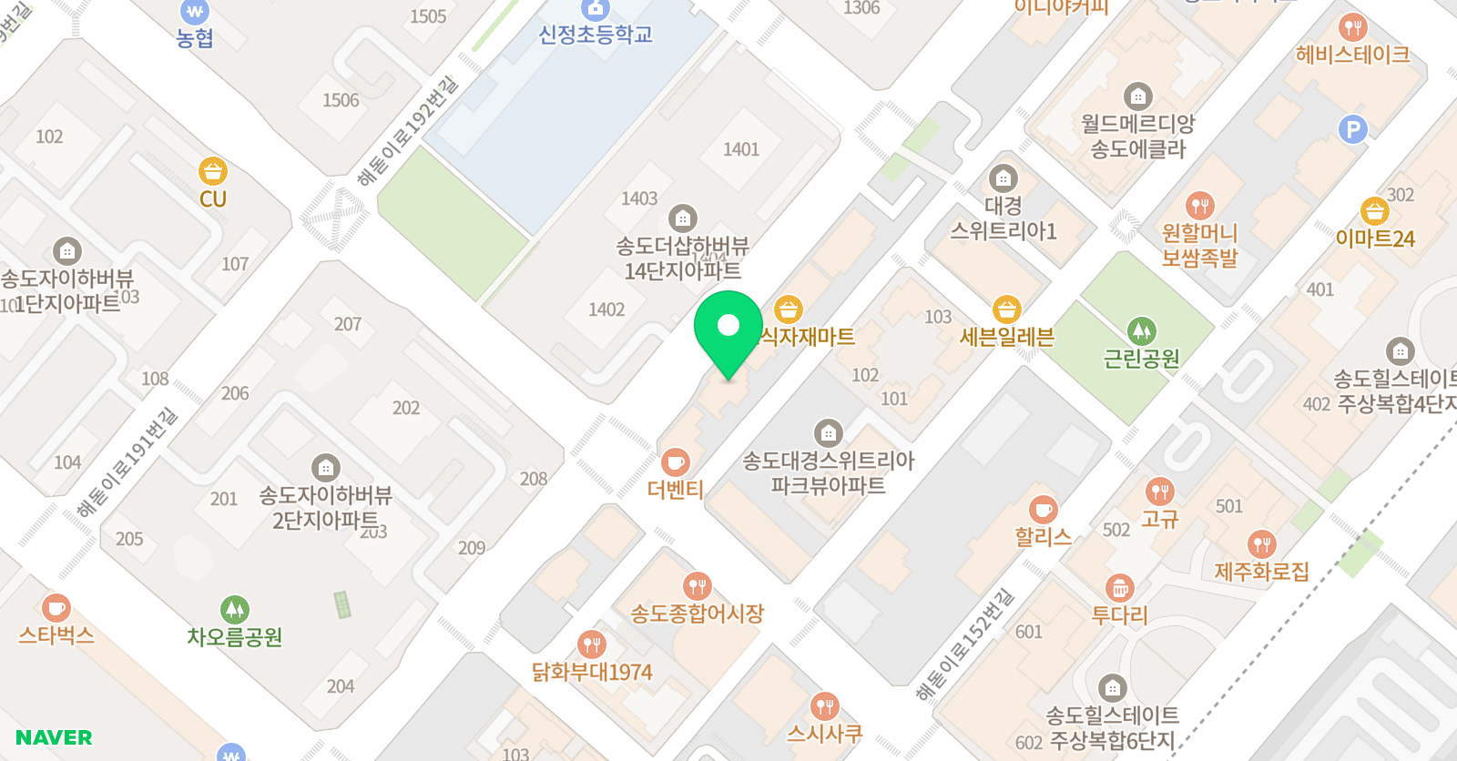책통클럽 문해와수리사고력 학원 위치