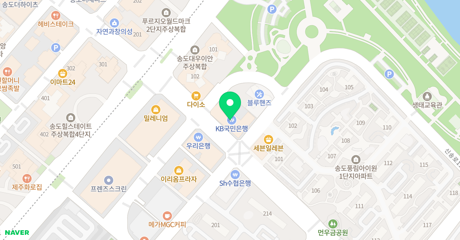 샾 음악학원 위치