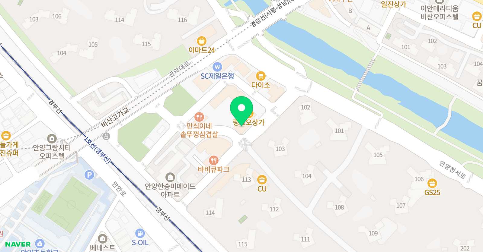 제이블랑 발레학원 위치