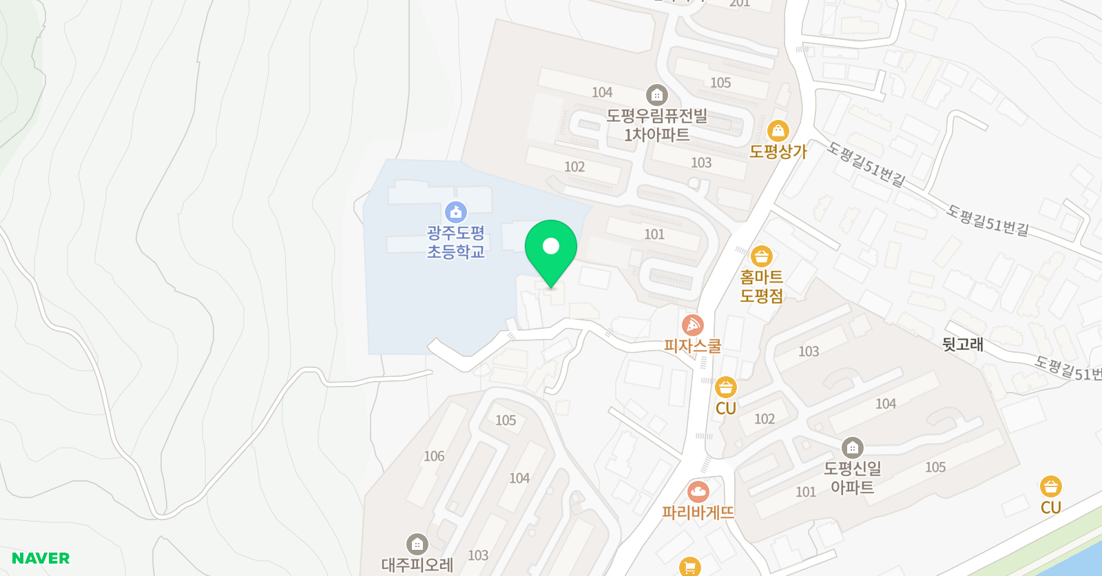 셀파우등생교실 광주도평대주점 위치
