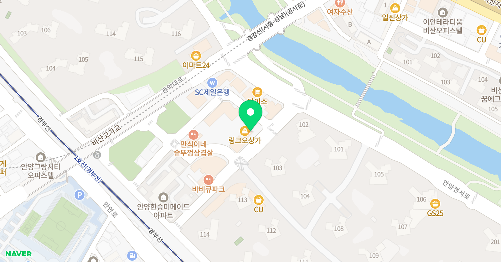 제이트리음악학원 위치