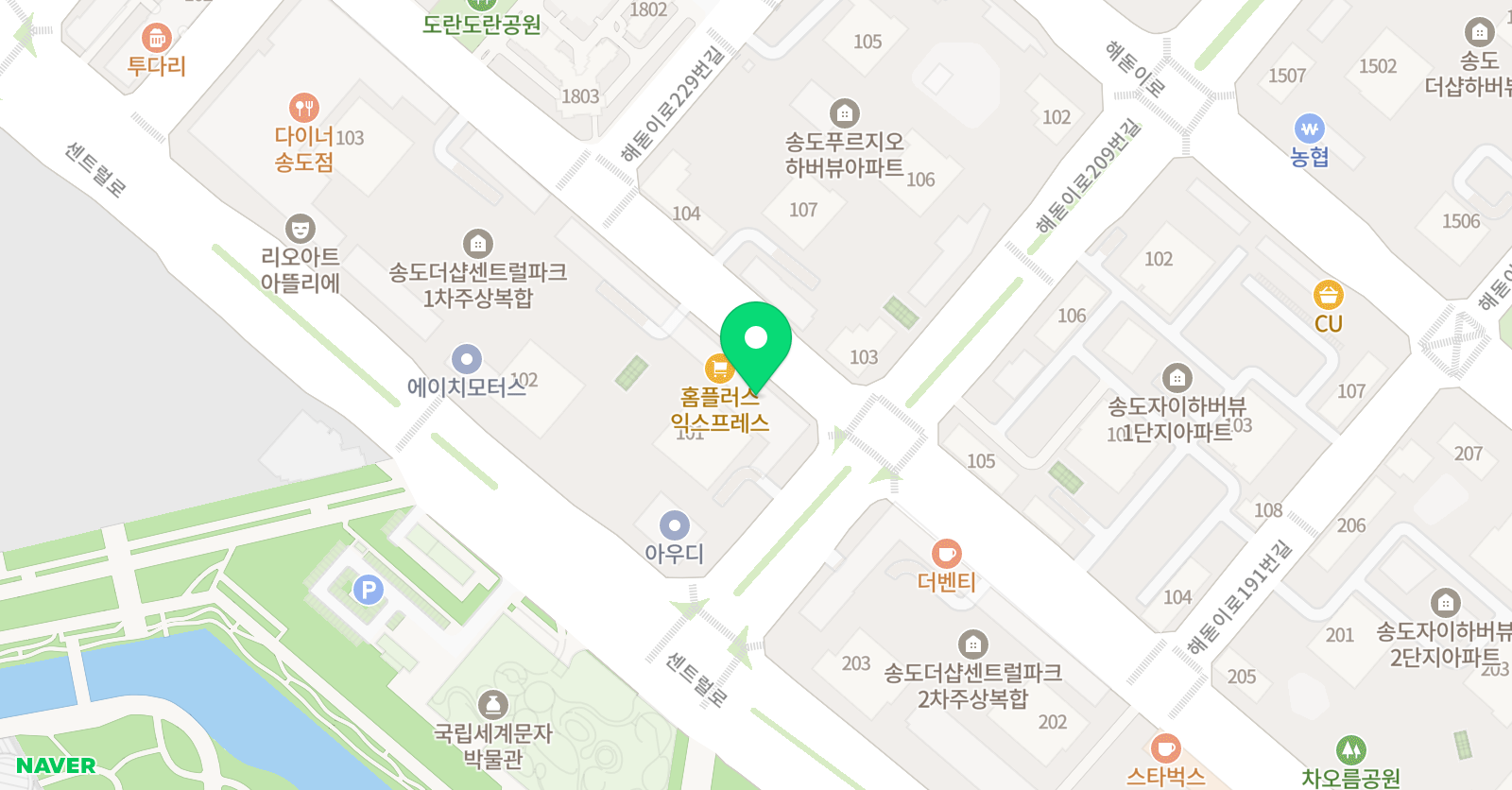 레이첼 음악학원 위치