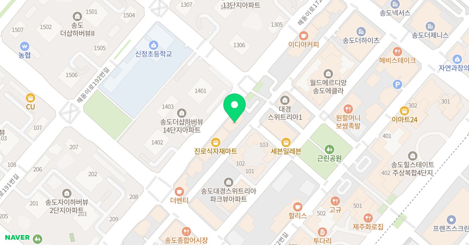 ST 수학영어학원 위치