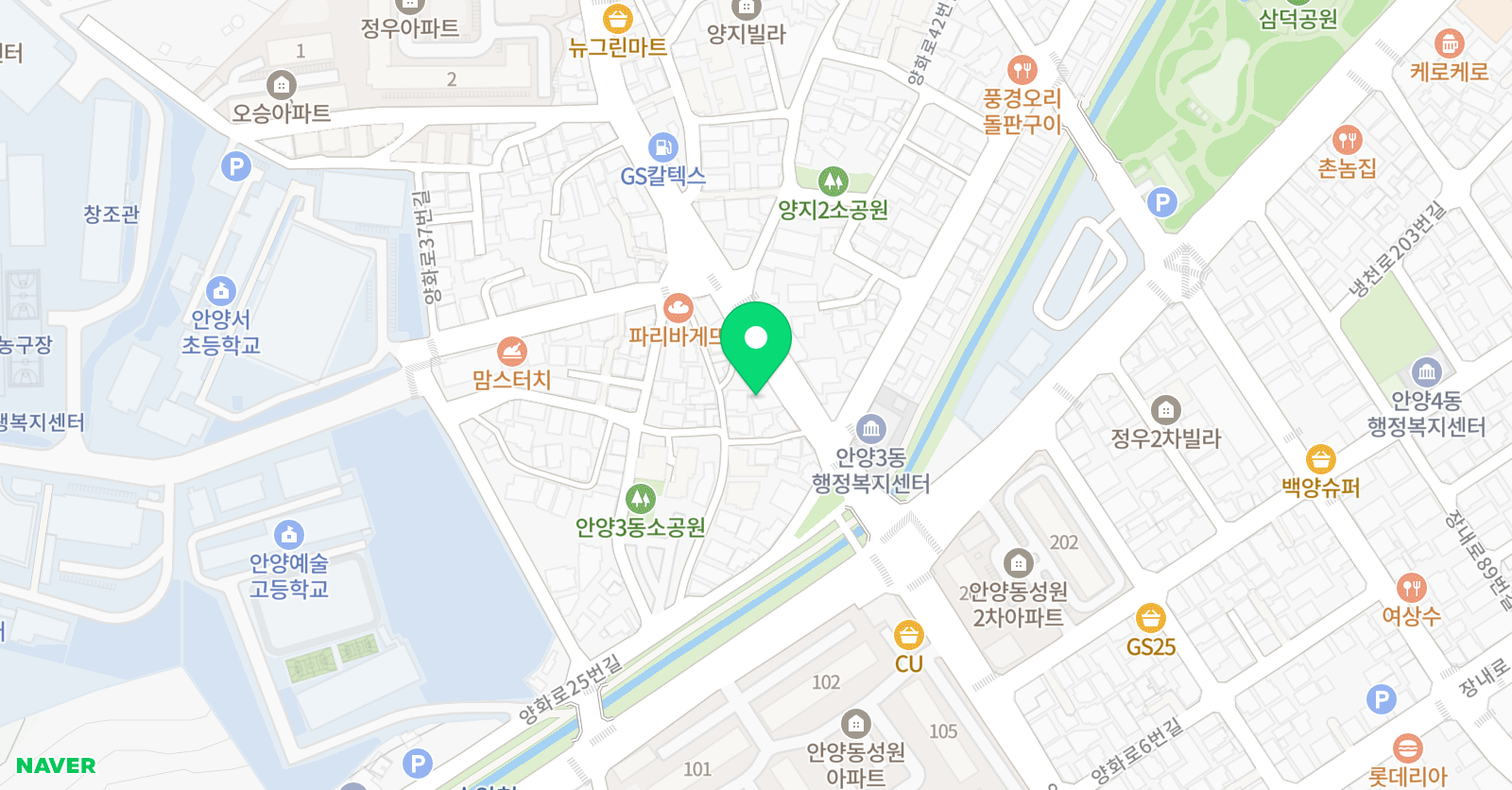 홍예 미술학원 위치
