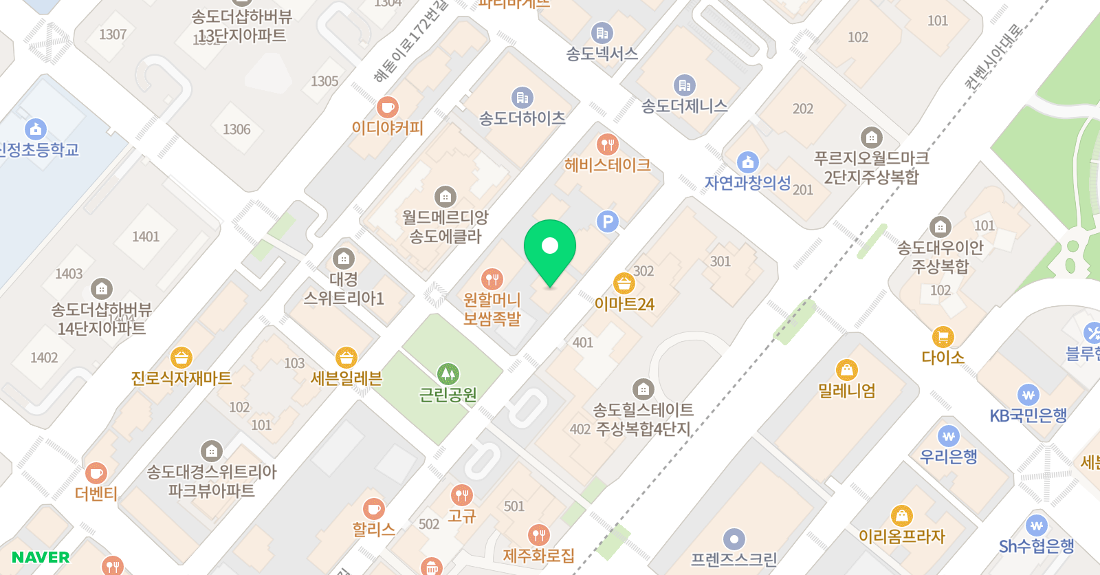 책너울 국어독서 위치