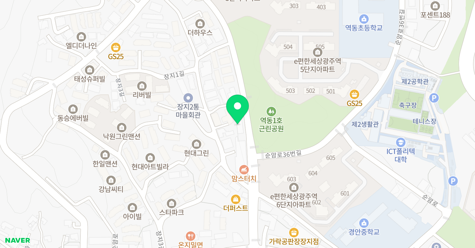 수레바퀴 음악학원 위치