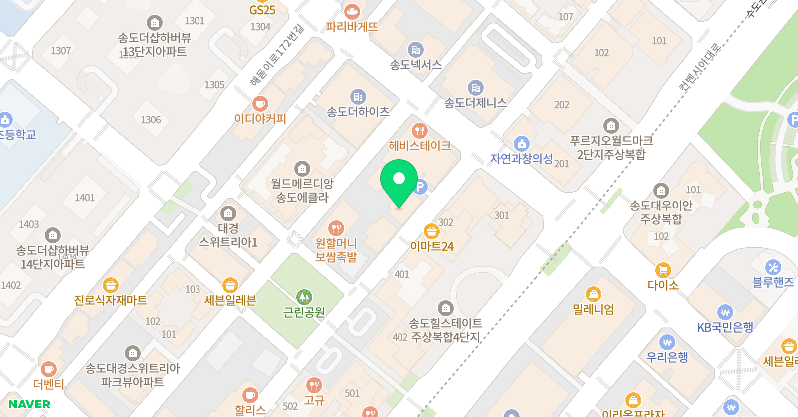 티오하버드 어학원 위치