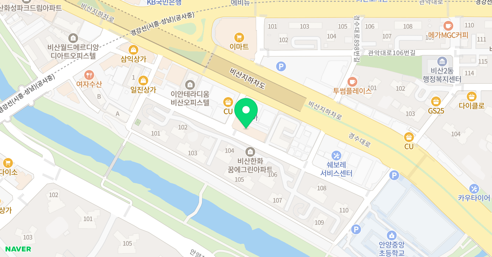 한소리 음악학원 위치