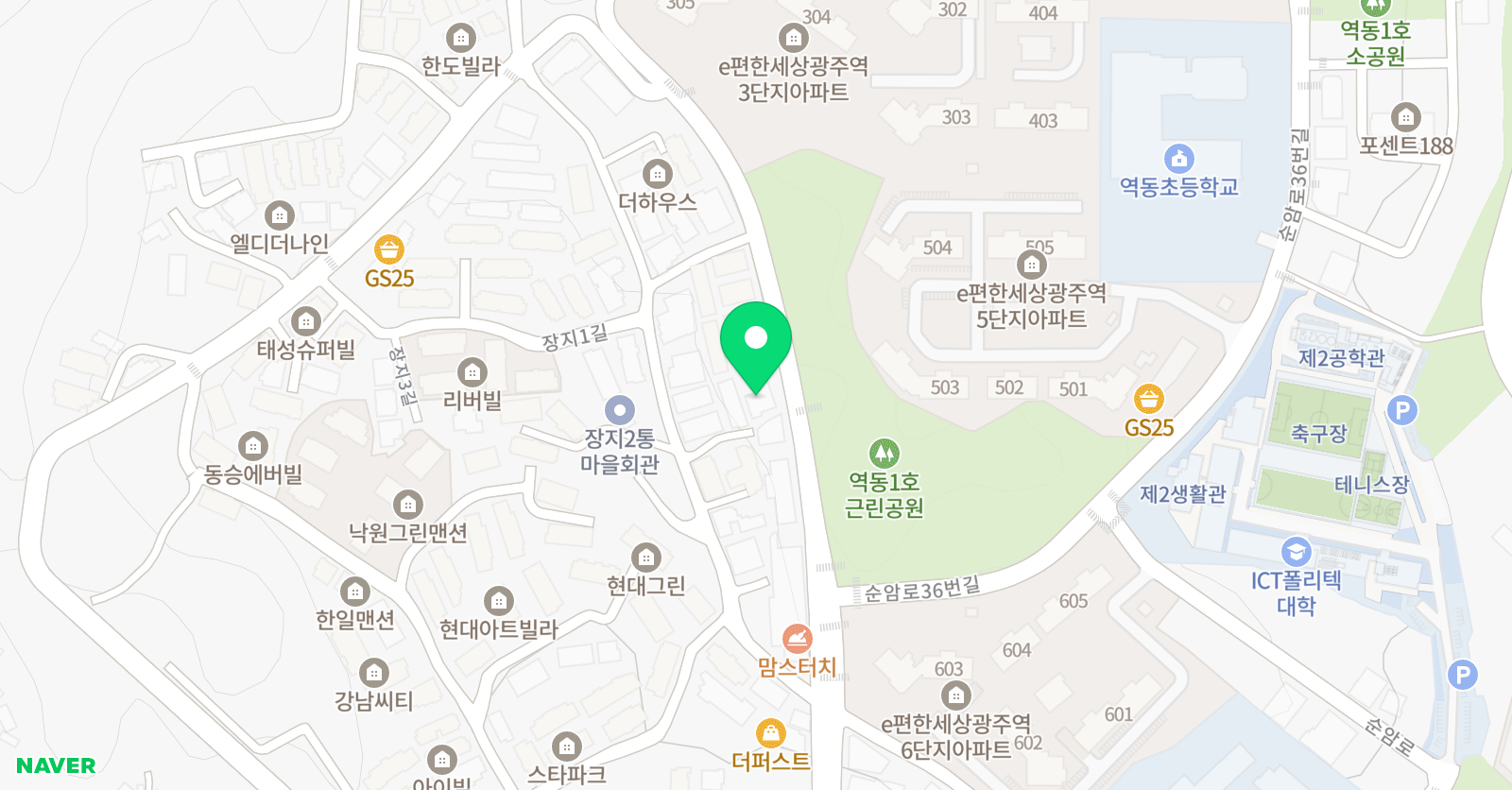 필 아트미술 경기광주역동점 위치