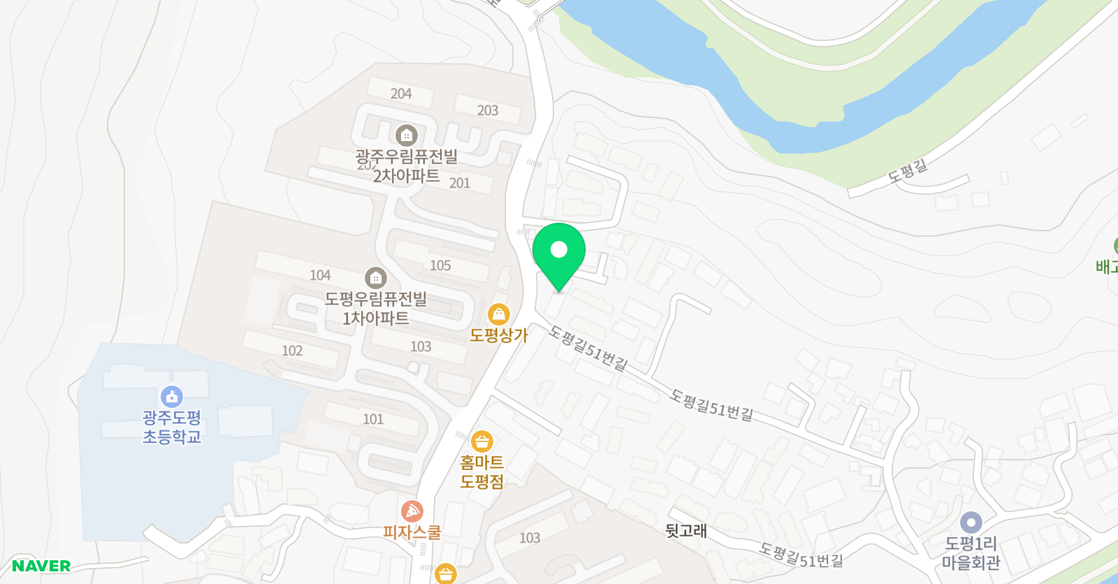 딱풀리는수학 도평초점 &영어 라온비아카데미 위치
