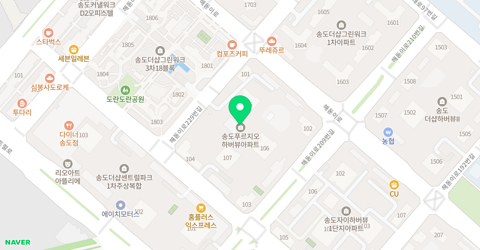 씨이씨 위치