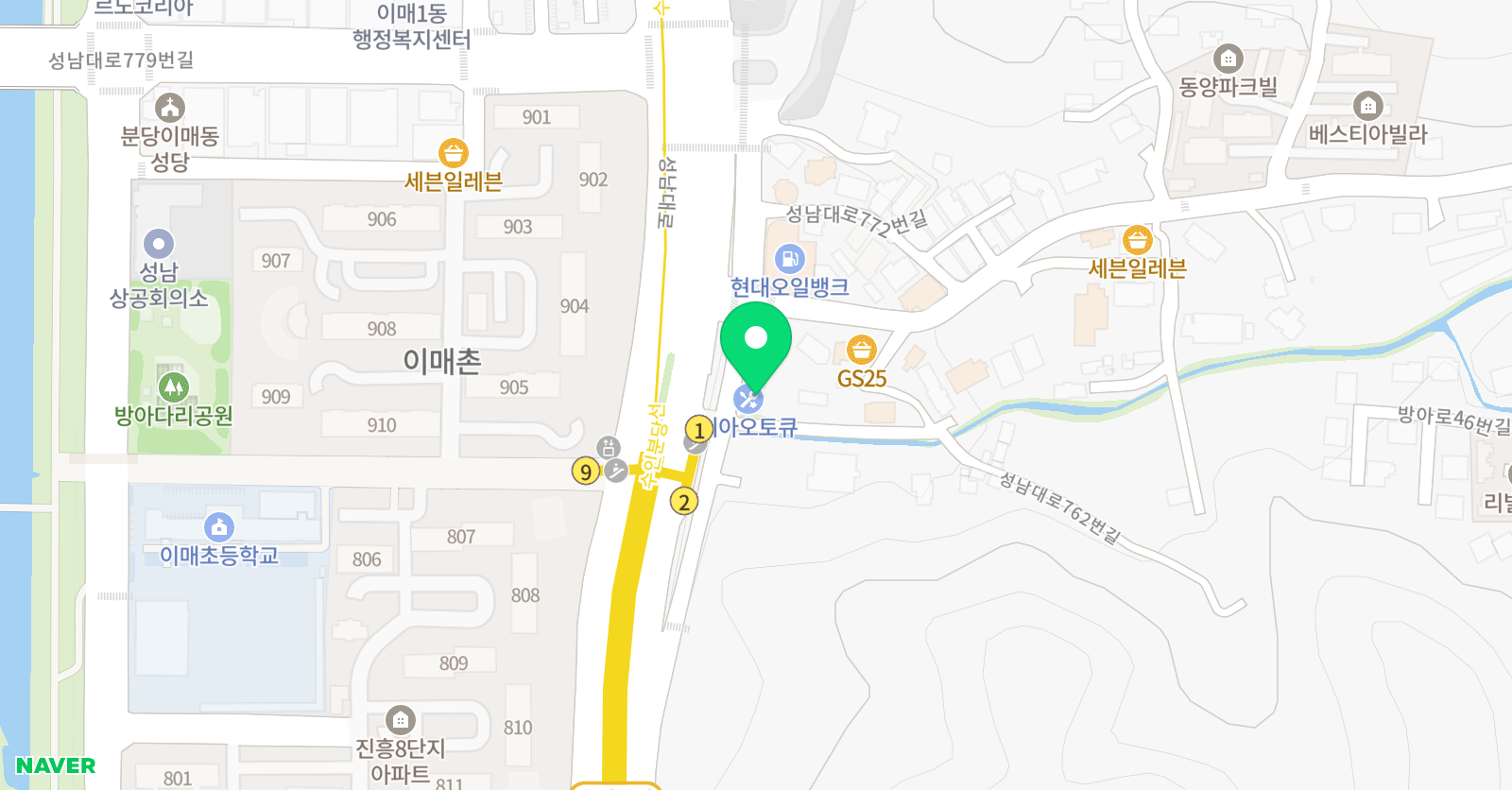GS키즈스포츠 위치
