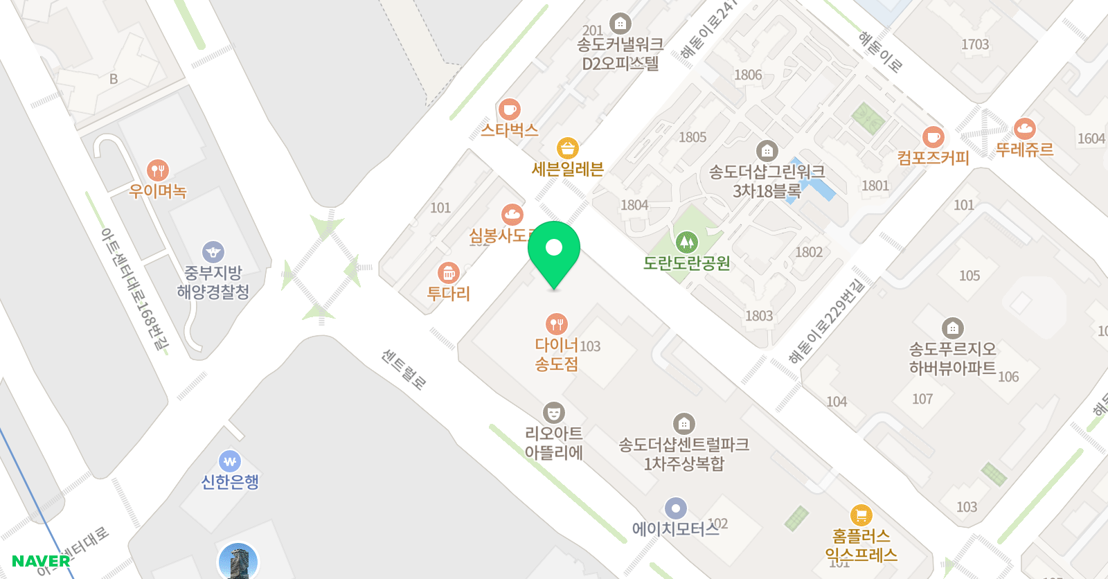 SOO 태권도 위치