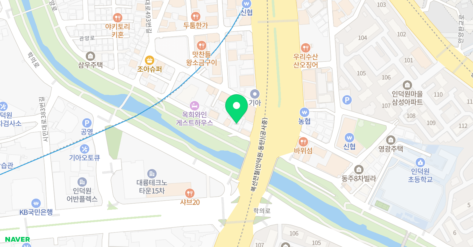 리아르떼 예술학원 위치