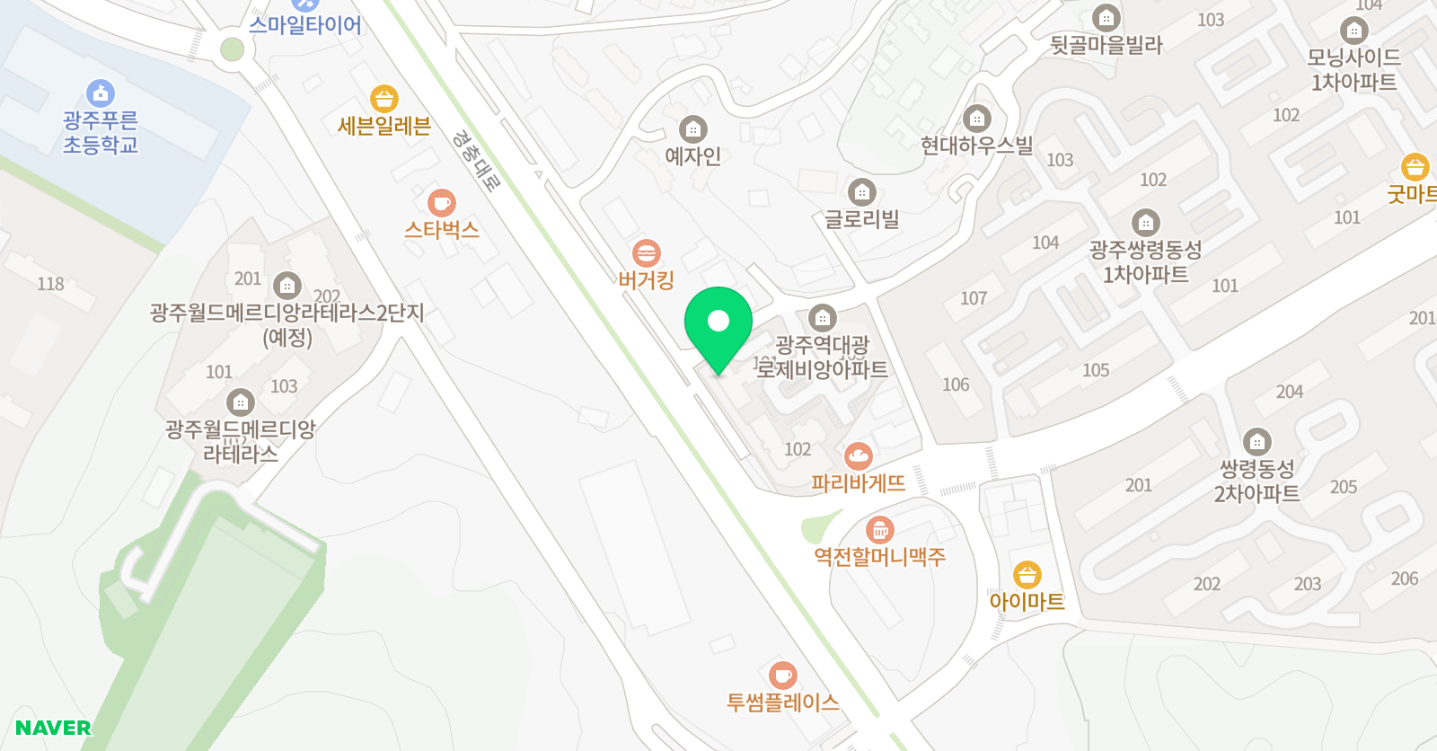 쭈쌤 공부방 위치