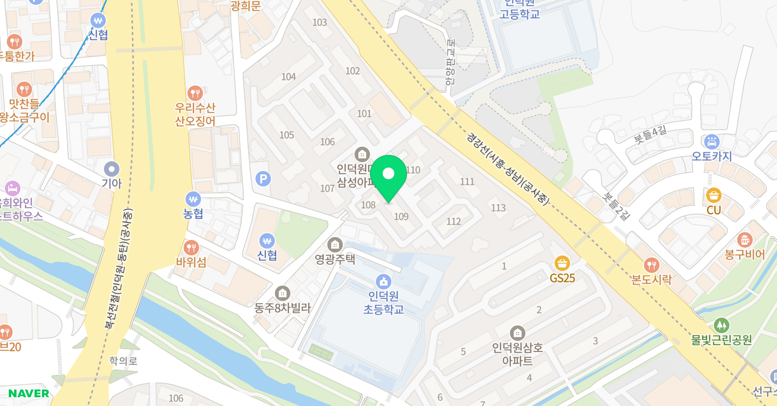 뮤엠 영어 인덕원삼성NEST 위치