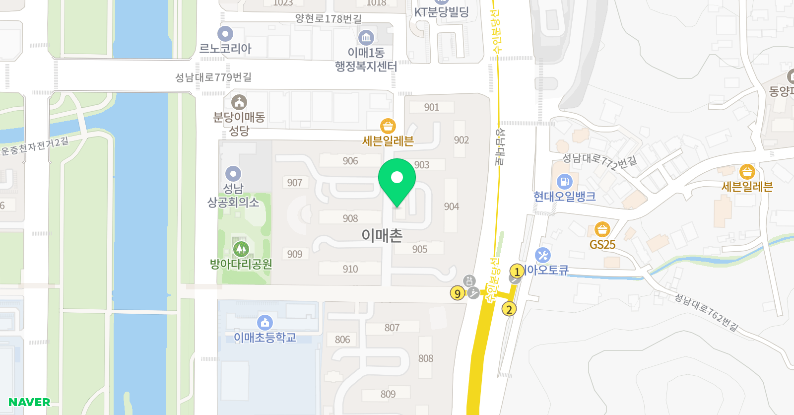 드럼박스 위치