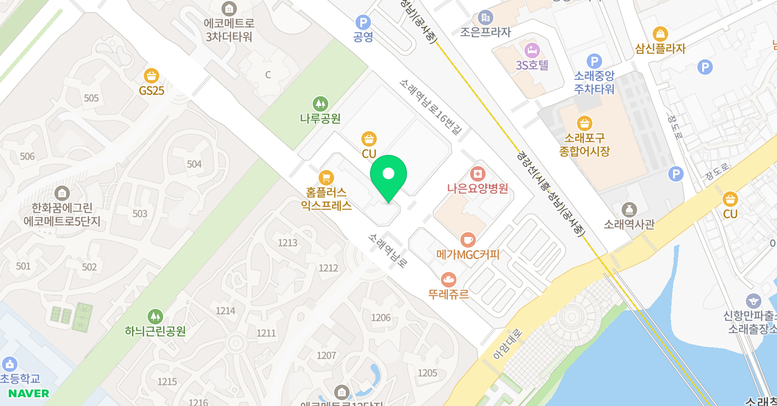 아소비 학습센터 인천 논현 에코센터 위치