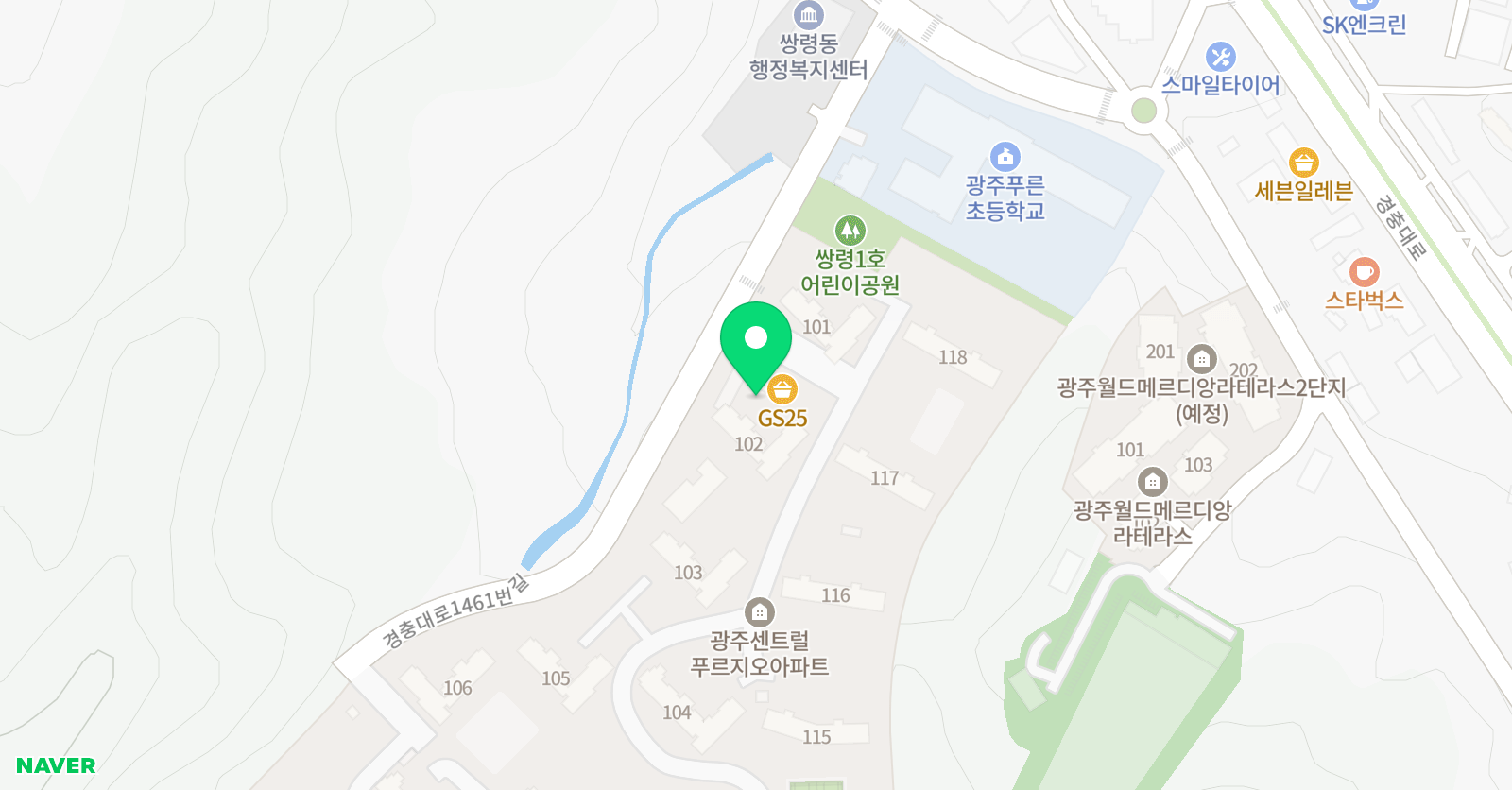 KOREA인성 태권도 위치