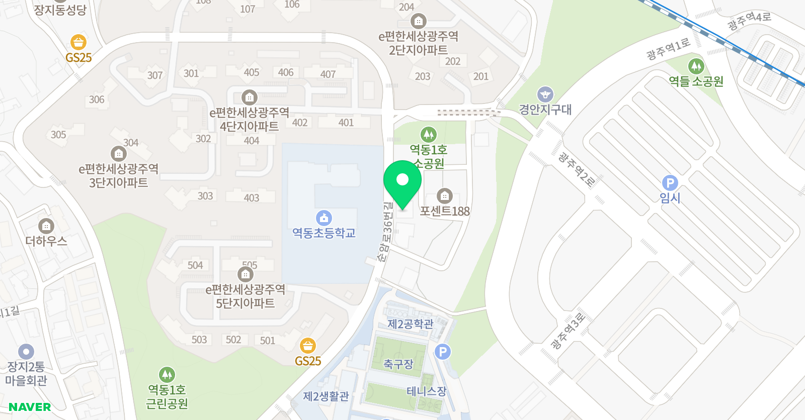 동성태비 태권도 파워점핑줄넘기 위치