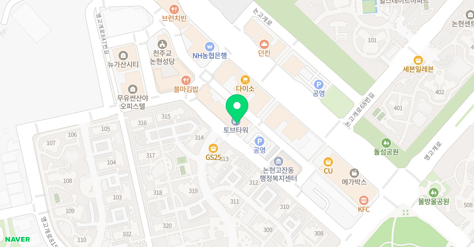 제이 태권도 위치