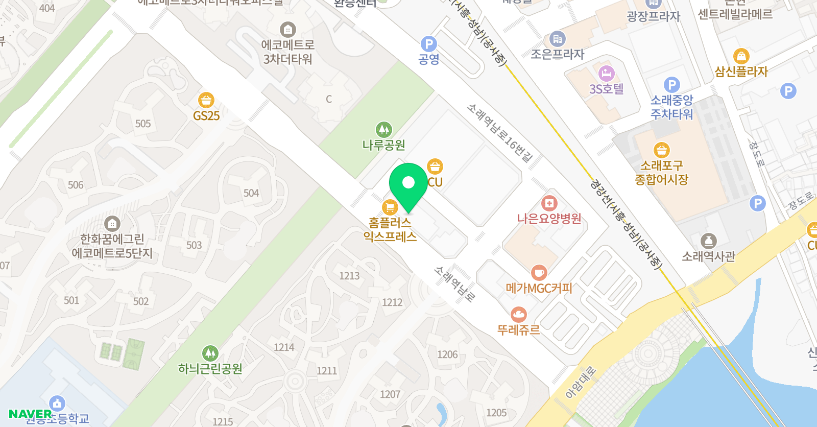 아첼 음악학원 위치