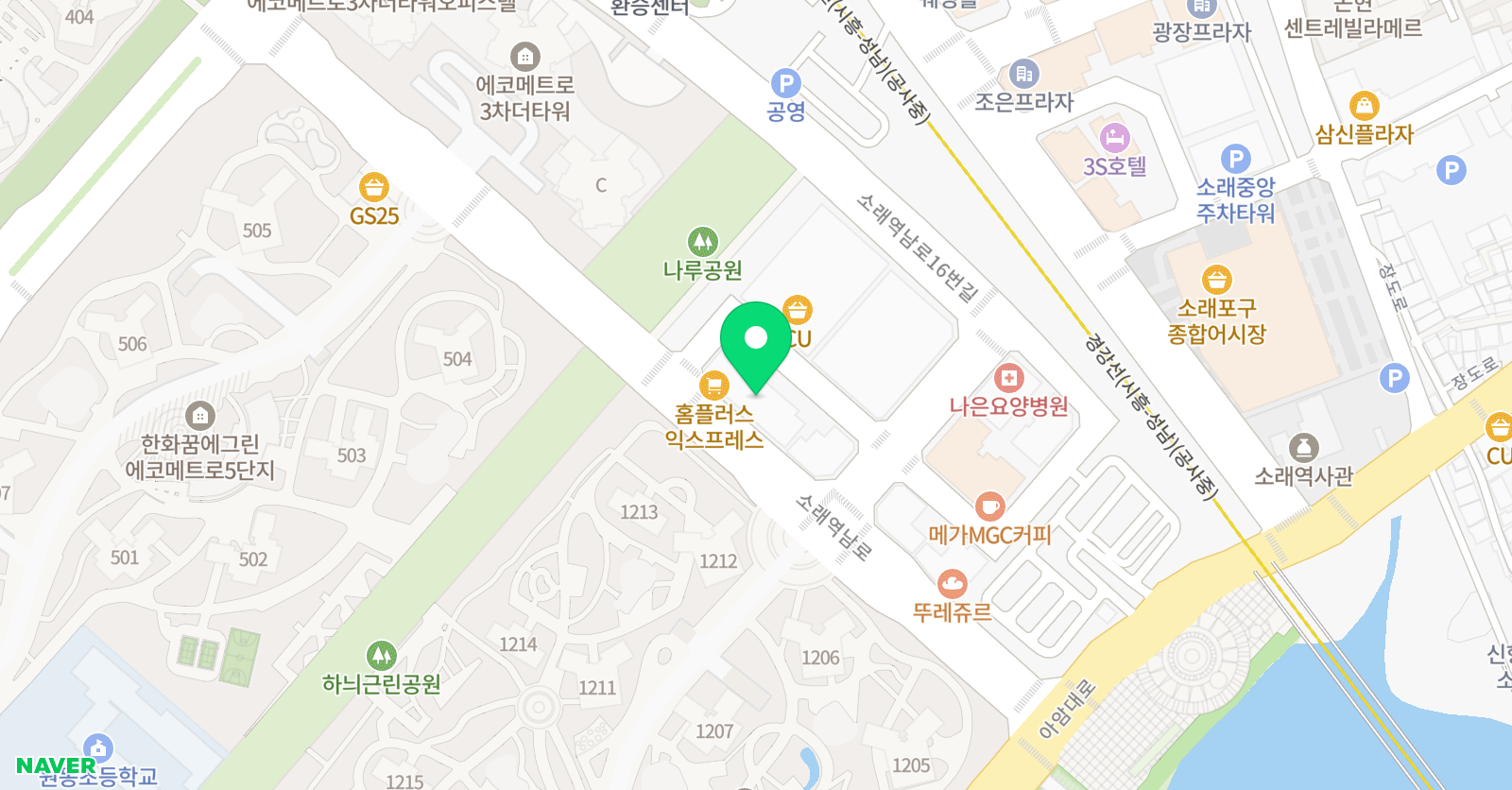 아이빛 무용학원 위치