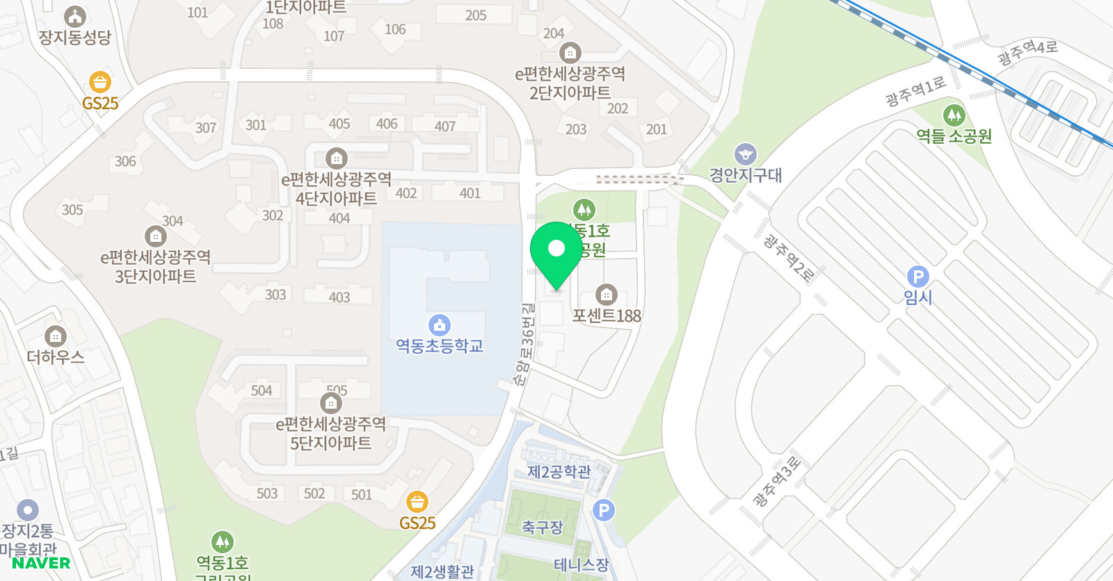 레전드 태권도 역동 위치