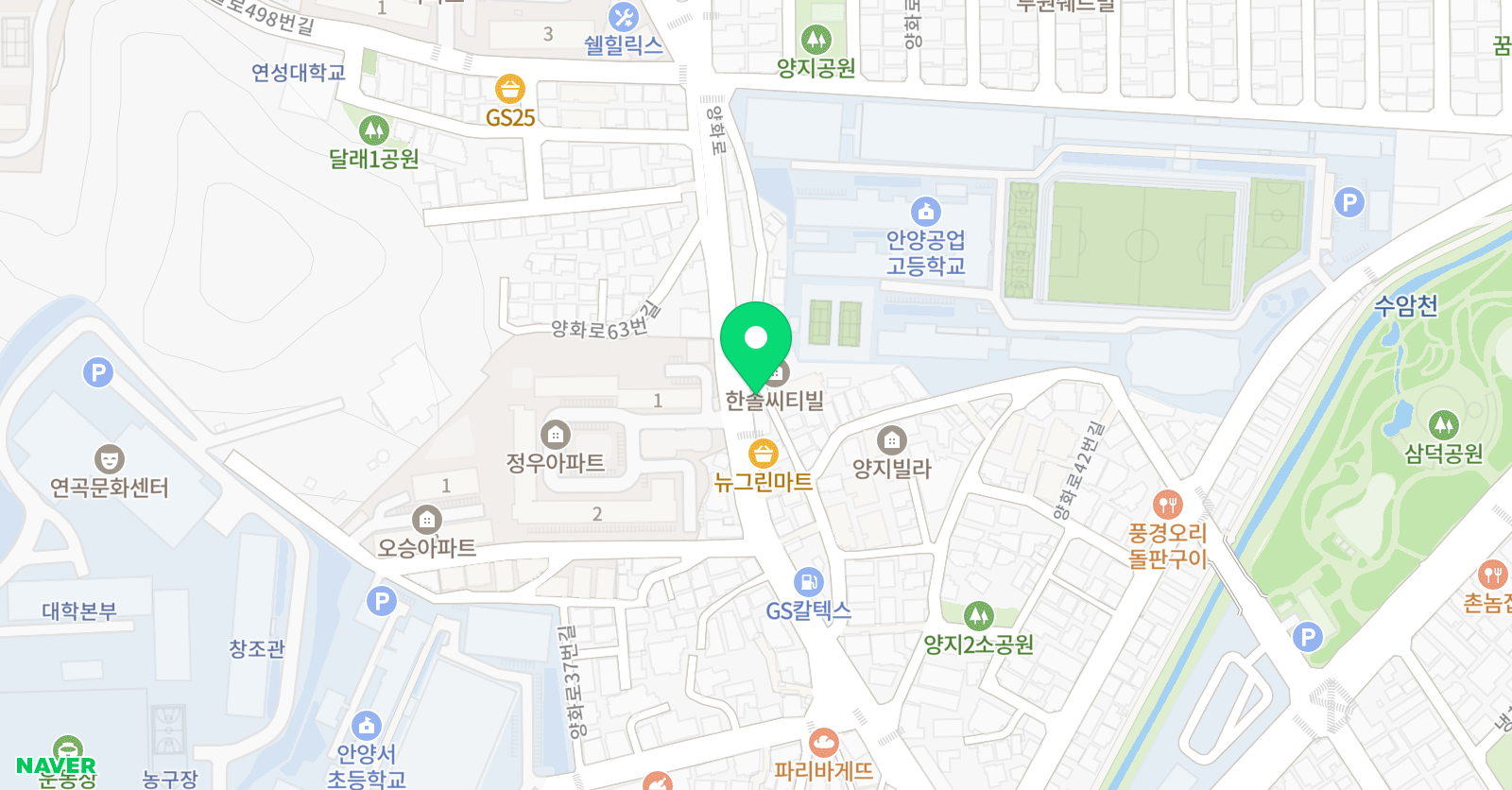 홍익 미술 위치