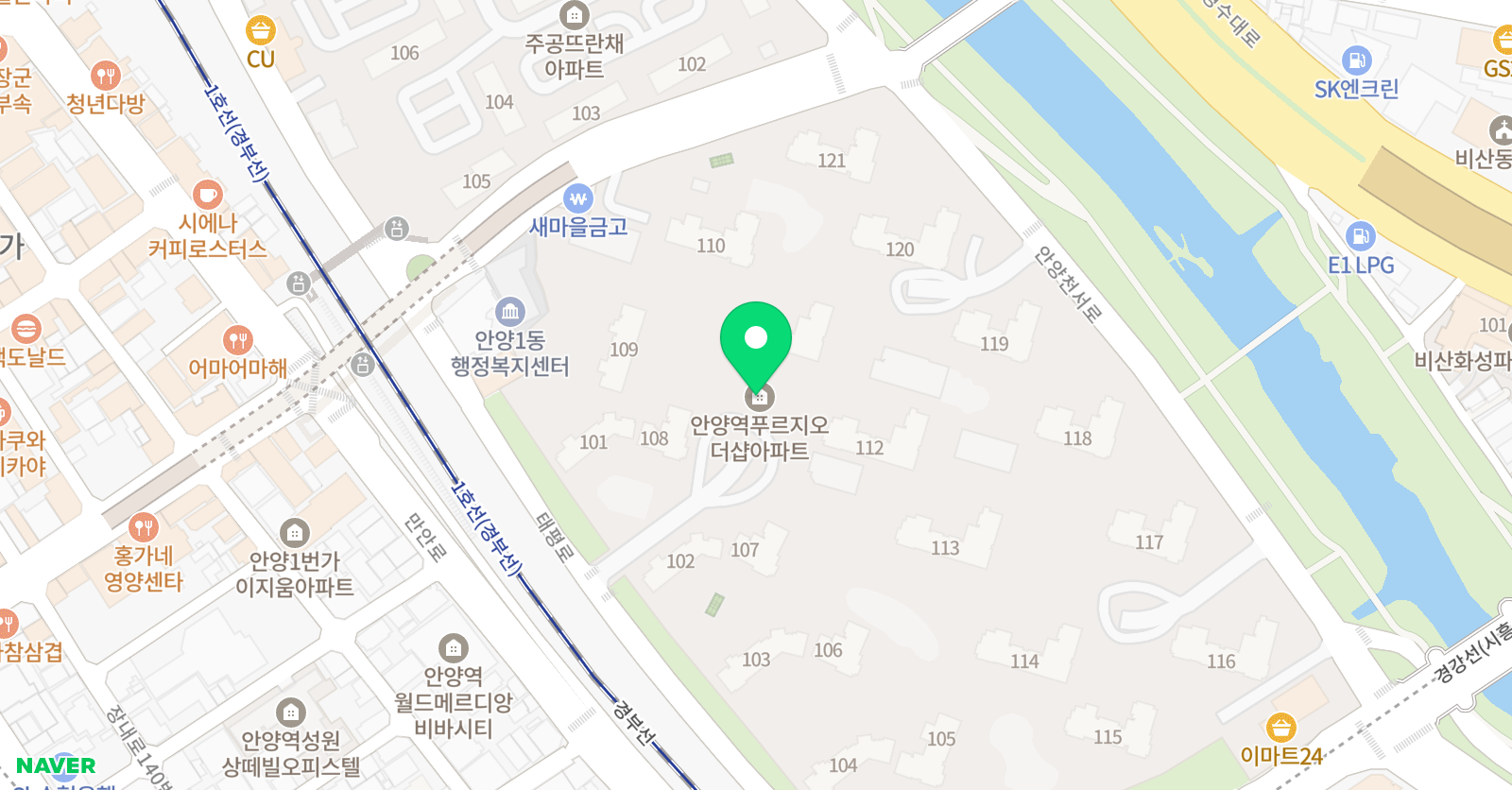 플러스현쌤수학 위치