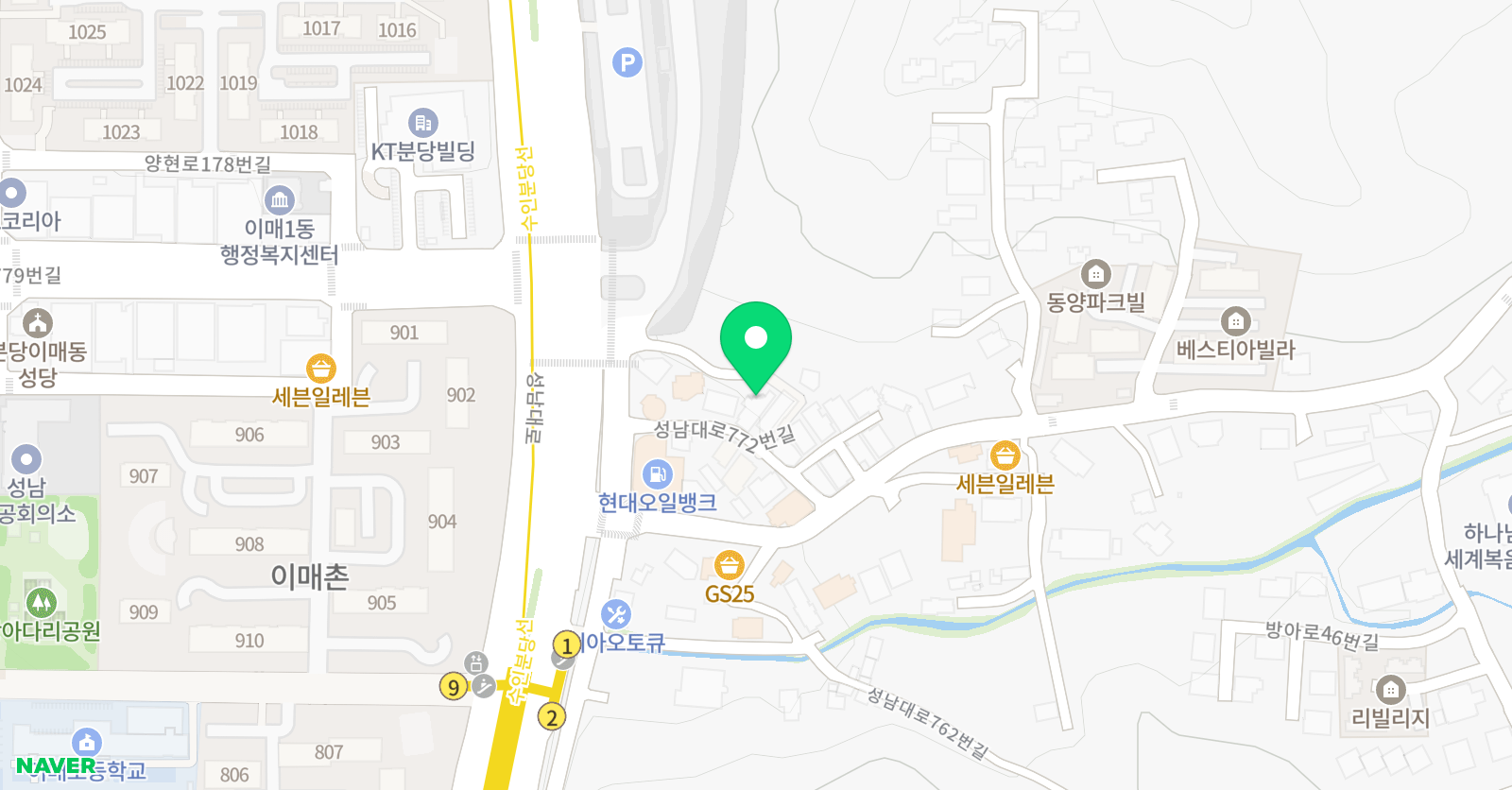 업클 위치