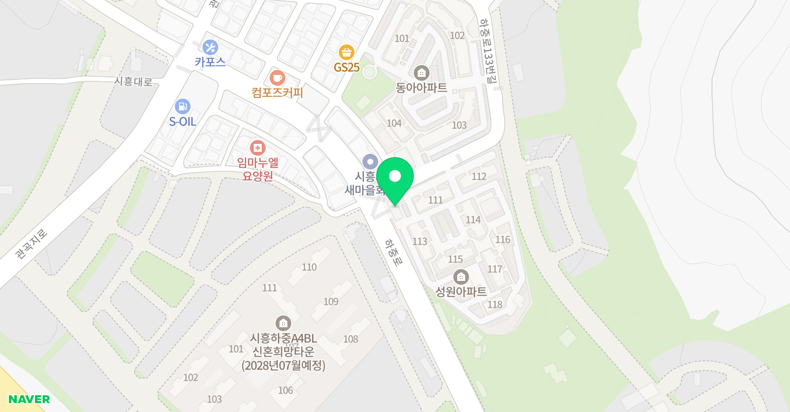 뮤엠 영어 하중교습소 위치
