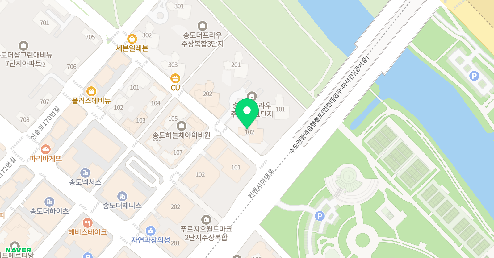 쭌에듀 학원 3관 위치