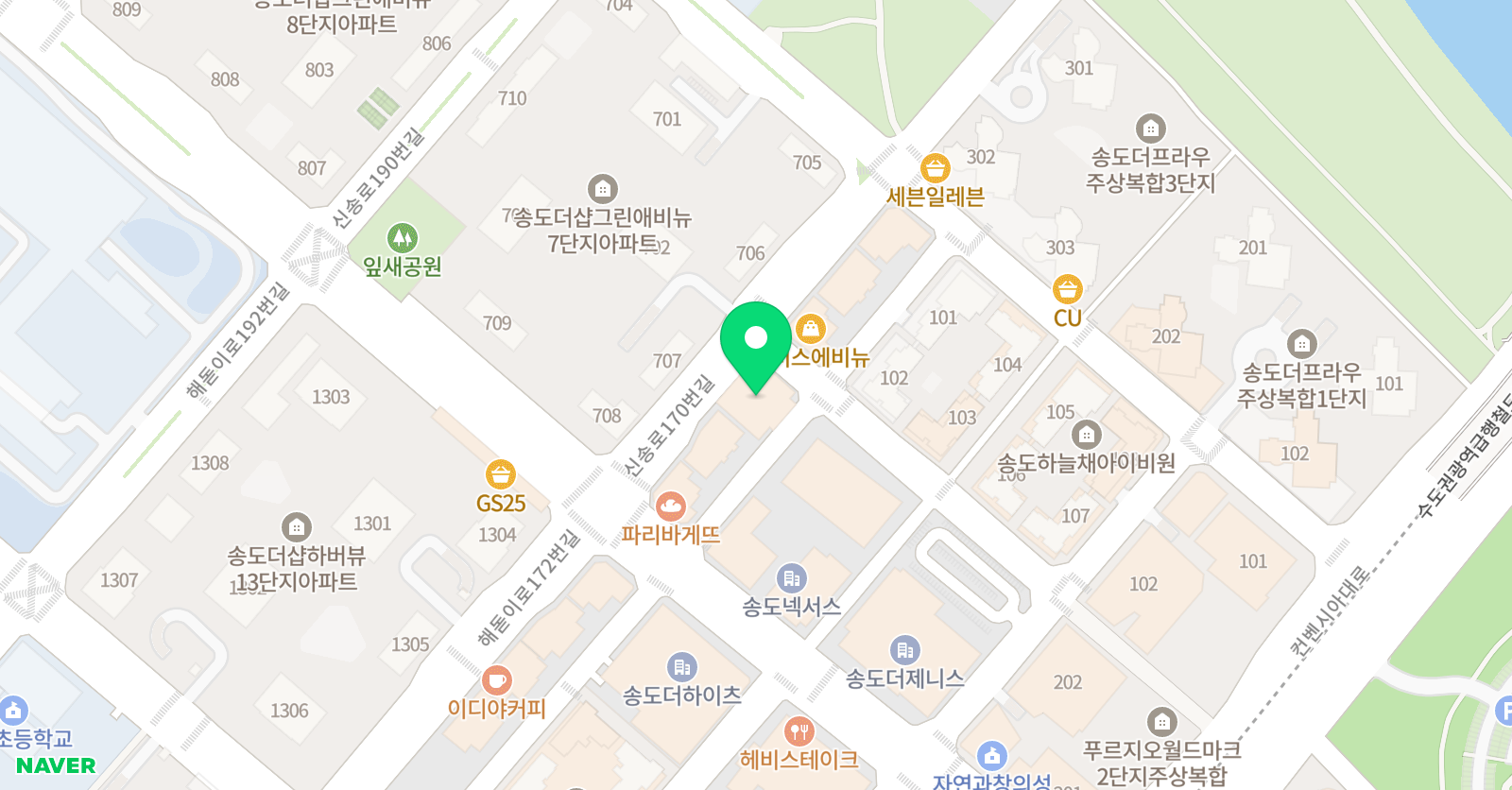 아이비 영어학원 위치
