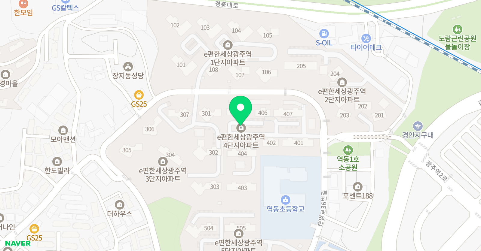 한우리독서토론논술 이편한세상 지니쌤 위치