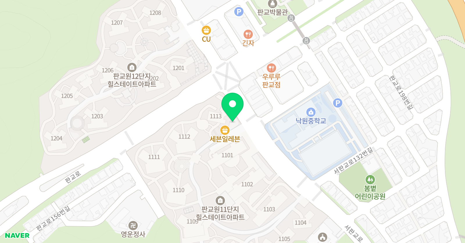 판교클랑 피아노음악교습소 위치