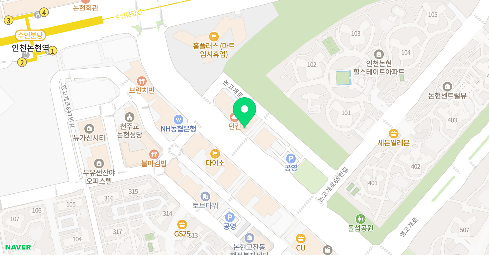 피플 미술학원 위치